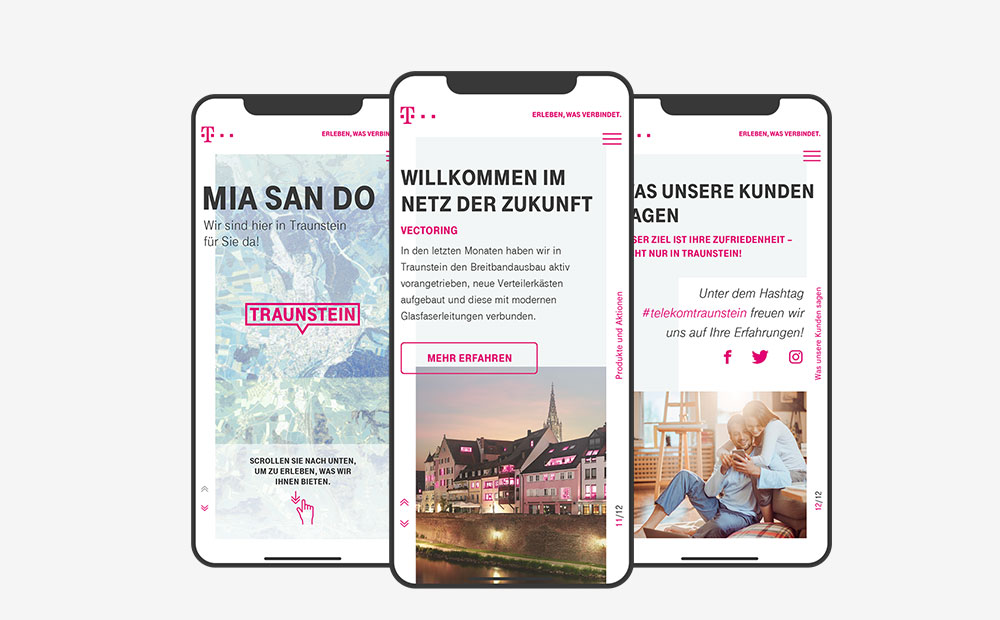 Telekom Traunstein Website