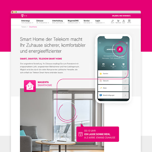Telekom Smarthome Landingpage